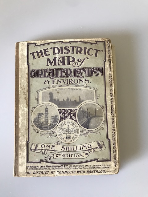 Image for THE 'DISTRICT' MAP OF GREATER LONDON & ENVIRONS